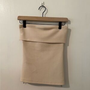 Commense Strapless Foldover Top